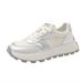 Thick Soled Dad In Spring New Versatile White Trendy Single Shoes Breathable Korean Casual Sports For Women_vogvips.com