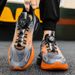 Men's Summer Rotating Buckle Mesh White Casual Sports Shoes, Breathable 2024 New Air Cushion Running Shoes_vogvips.com