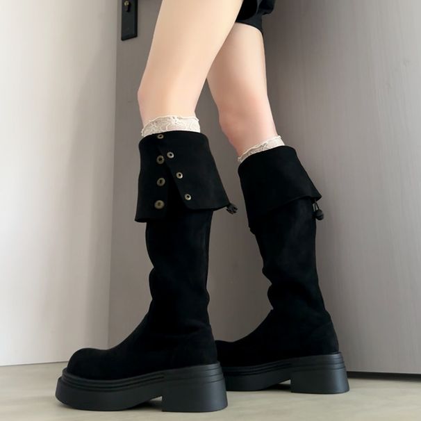 Thick-Soled 2025 New Autumn Winter Over-the-Knee Suede Long Slimming High Tube Riding Boots For Women_vogvips.com