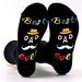 Casual sports socks Cotton socks socks sole letters 3D hot print creative socks_vogvips.com