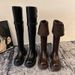 Over-the-Knee 2024 Autumn Winter New British Style Chunky Heel Thick Sole For Women Non-Slip Slimming Long Boots_vogvips.com