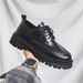 New Casual Formal Business Black Men's British Style Big Toe Versatile Breathable Small Leather Shoes Cross-Border Trade_vogvips.com