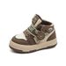 New Boys' High Top Basketball Shoes Girls' Soft Soled Velcro Bread Shoes_vogvips.com