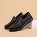 Business Casual Leather For Men, Handcrafted Stitched Flat Driving Slip-On Lazy All-Season Single S, Cowhide Men's_vogvips.com
