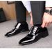 Men's Genuine Leather Oxford Dress Shoes Breathable Comfortable Work Formal Wedding Derby Footwear_vogvips.com