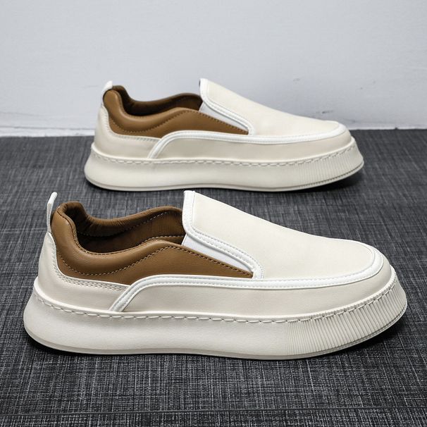 Men's shoes spring new low-top men's board shoes all men's shoes a step off Sports casual shoes_vogvips.com