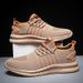 Men's Breathable Knit Casual Sports Running Shoes Anti-slip Sneakers Tennis Walking Trainers For Men_vogvips.com