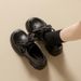5cm Height-Increasing Thick-Soled Loafers For Women, 2026 Spring New Patent Bowknot Small Leather Shoes, Women's_vogvips.com