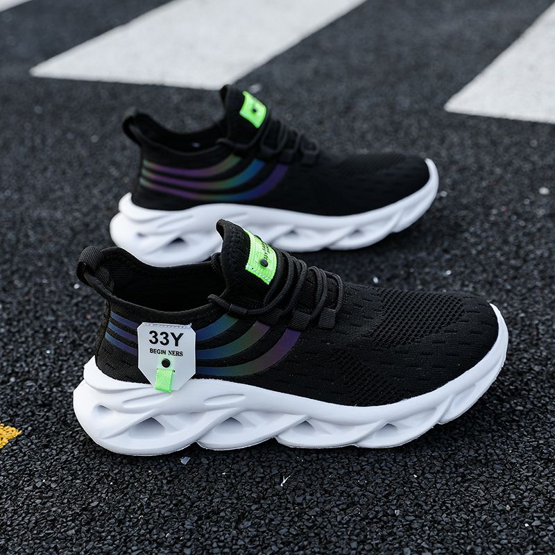Casual Men Mesh Comfort Breathable Sneakers Jogging Soft Sole Anti Slip Versatile Tennis Vulcanized Shoes Tenis_vogvips.com