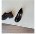 Leather Loafers Women's Velvet Thick Heel Platform Small Leather Shoes Single Shoes_vogvips.com