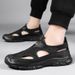 Men's Sandals With Breathable Odorless Feet, Casual Lazy People, Mesh And Perforated Shoes For Men_vogvips.com