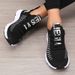 Women's Sports Shoes Mesh Lightweight Soft Sole Jogging Strap Breathable Fashion Sports Walking Casual Tennis Flat Shoes For Men_vogvips.com