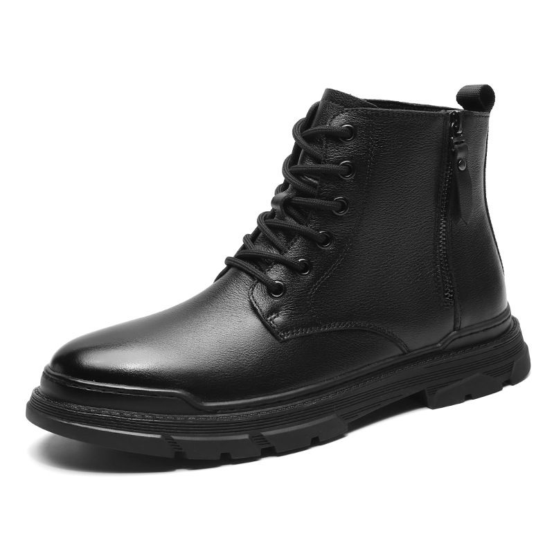 Martin Boots Men's Platform Men's Shoes Men's Shoes Large Size Retro Short Boots_vogvips.com