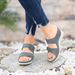 New Type One Word Slope And Large Size Women's Sandals With Flower Leisure Slippers For Women_vogvips.com