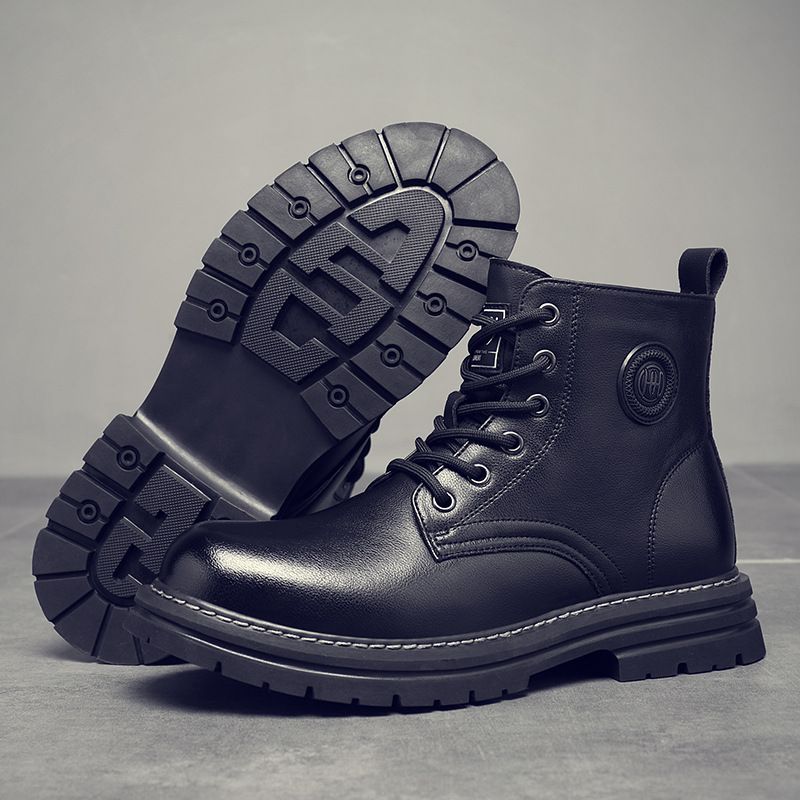 Fall/Winter 2025 New Martens Boots Versatile Chunky-Sole Boots Men's Leather Boots_vogvips.com