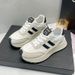 Breathable Casual Sports For Spring, New Student Women's White Versatile Trendy Single Shoes, Korean Version Thick Soled_vogvips.com