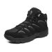 Men's High Top Outdoor Hiking Shoes, Extra Large Hiking Off-road Men's Shoes, Security Boots_vogvips.com