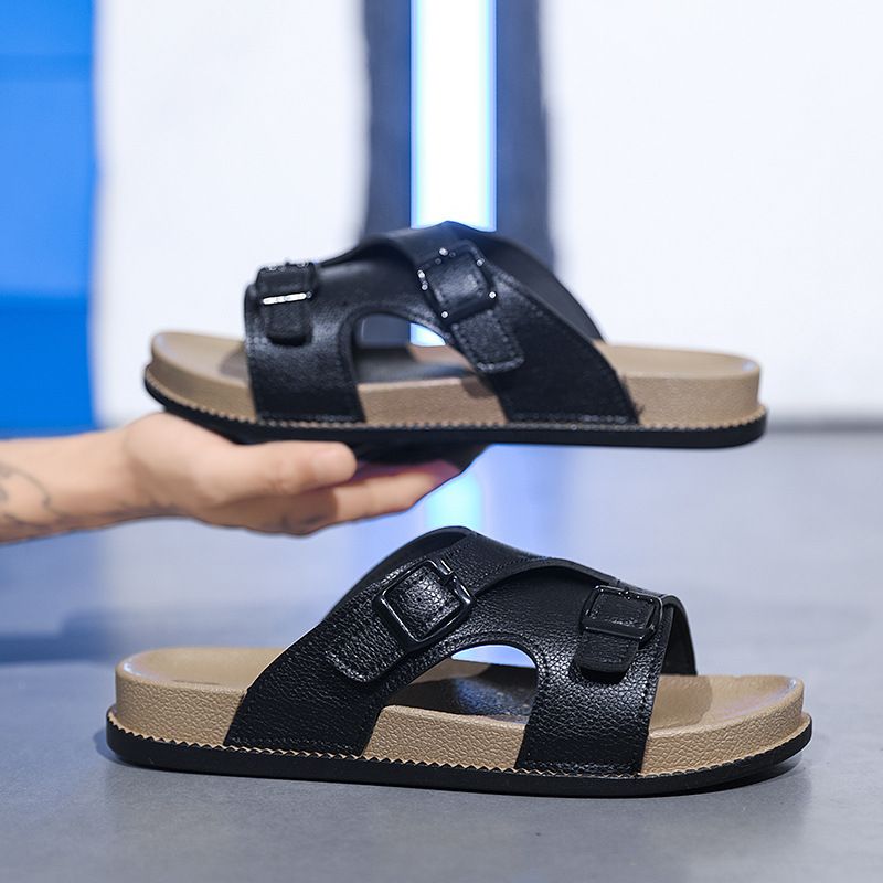 Summer Sandals Men's Casual Slippers 2025 New Wear, Sport, Driving, Dual Purpose Wear Resistant Beach Coolers_vogvips.com