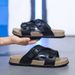 Summer Sandals Men's Casual Slippers 2025 New Wear, Sport, Driving, Dual Purpose Wear Resistant Beach Coolers_vogvips.com