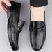 Men's Shoes Doudou Shoes Casual Leather Shoes Soft Sole Soft Surface Men's Shoes_vogvips.com