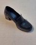 High Heeled Loafers Women S Small Leather Shoes Simple One Pedal Commuting Silent Single_vogvips.com