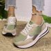2025 Autumn New Flat Bottomed Breathable Sports Women's Sports Shoes Niche Casual Comfortable Height Increasing Women's_vogvips.com