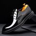 FUQIAO New 6/8 Cm Derby Patent Leather Height Raise Men Dress Formal Business Elevator Shoes Light Upper Material_vogvips.com