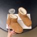 Women's Shoes New Winter Big Toe Snow Boots, Fleece Lined, Thick, Thick Soled, Non Slip, Warm Short Boots For Northeast China_vogvips.com