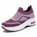 Mom's 2025 Summer Thick Soled Casual Style Women's Height Increasing Mesh Breathable Shoes Children_vogvips.com