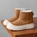 Men's Shoes Niche Genuine Leather Snow Boots Men's Warm Non Slip Fur And Fur Short Boots Casual Low Top Cotton Shoes Women_vogvips.com