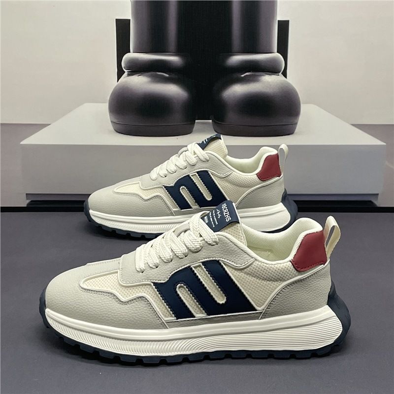 FashiNewable Soft-Soled Men's Sneakers With Mesh Upper, Breathable, 2026 Spring-Summer Model, Lightweight, Trendy,_vogvips.com