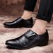 Large Size 48 Business Casual Leather For Men Youth Trendy Pointed Hairstylist Professional Work Men's Shoes_vogvips.com