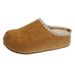 2025 Platform Shoes For Women Autumn New Fashion Versatile Sports Casual Lightweight Retro Closed-Toe Half_vogvips.com