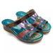 Women's Shoes Summer New Ethnic Style Rhinestone Wedge Sandals For Women Large Size Flower Flat Sandals_vogvips.com