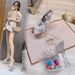 Glass Rhinestone Women's Summer Transparent Waterproof Platform Non-Slip Thick Sole Sexy Versatile Super High Heel_vogvips.com