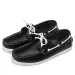 Men's Color Block Leather Boat Shoes Casual Lace Up Moccasins Non Slip Deck Loafers For Summer Daily Wear_vogvips.com