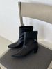2025 New Slim Black Martin For Women, French Style Short Boots, Autumn Single Boots_vogvips.com