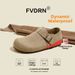 Waterproof Women's Flat Shoes Soft Sole Cowhide Loafers New Autumn Winter 3cm New_vogvips.com