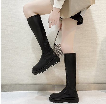 MCDV 2023 Brand New Female Platform Thigh High Boots Fashion Slim Chunky Heels Over The Knee Boots Women Party Shoes Woman_vogvips.com