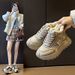 Dad Shoes Female Student Sports Running Shoes Casual Shoes Platform Height Increase_vogvips.com