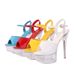 190-A52 European American Trendy High Heels 15CM Nightclub High-heeled Sandals Women's Shoes For Runway Shows And Pole_vogvips.com