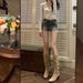 Women's Shoes New Spring And Autumn Women's Boots, Chunky Heel Slouch Boots, Western Cowboy Boots, High Top Slim Riding Boots_vogvips.com