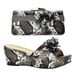 Snakeskin Wedge Sandals With Round Toe And Three Dimensional Applique Embellish Clutch Shoe Bag_vogvips.com