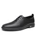 Men's Soft-soled White Formal Leather Shoes, Wind Work Men's Shoes_vogvips.com