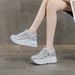 Thick-soled Sneakers 2026 Summer New Model, Mesh Breathable Dad Shoes, Versatile Casual Fashion Women's Shoes_vogvips.com