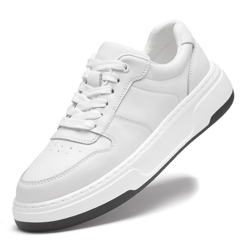 Xiaobai Men's Shoes Breathable Men's Sports Board Shoes Platform Casual_vogvips.com