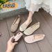 Cloth Shoes Women's Breathable Hollow Mesh Shoes Soft Sole Middle-aged Mother Shoes Shallow Mouth Casual Shoes Crochet_vogvips.com