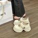 Platform Mary Jane 2025 New Loafers With Velcro Soft Sole Small Leather Casual Daily Height Increasing Single Shoes_vogvips.com