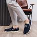 SHLIANG Men's Loafers Retro British Style Slip-On Casual Shoes Soft Bottom Lazy Man's Shoes Breathable Round Toe Non-Leather Plus Size Y0669_vogvips.com