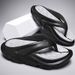 New Thick Platform Men Flip-flops Massage Stylish Summer Shoes Male Slippers Soft Non-Slip Fashion Outdoor Youth Sport Slippers_vogvips.com